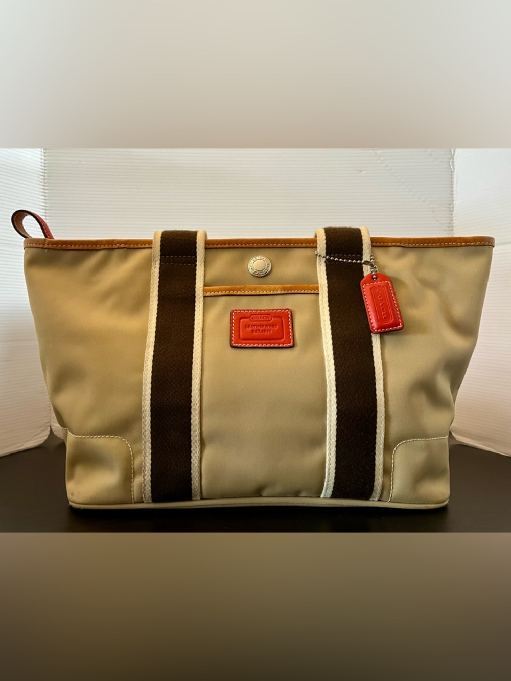 Coach Hampton Tote, specifically a vintage or "Y2K" era design